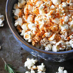 Olive Oil Popcorn With Smoked Paprika &amp; Rosemary