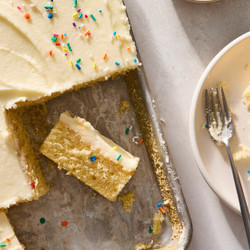 Vanilla Sheet-pan Party Cake