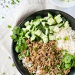 Ginger Pork And Rice Bowls