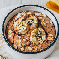 Banana Bread Baked Oats