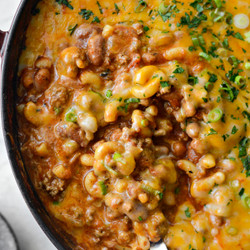 One Pot Chili Mac And Cheese