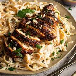 Blackened Chicken Alfredo