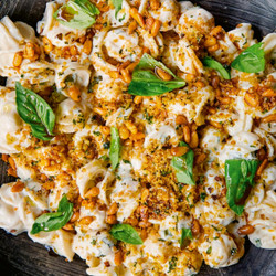 Pasta With Yoghurt And Parsley Breadcrumbs – Ma’caroneh Bil Laban