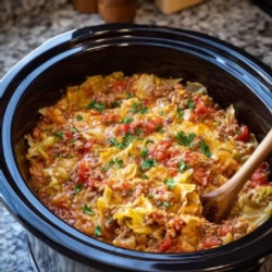 Crockpot Cabbage Roll Casserole: Easy Turkey Bacon Delight
