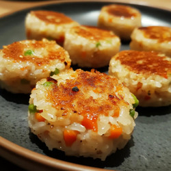 Easy Mini Veggie Rice Patties For Kids Recipe That Kids Love