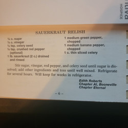 Sauerkraut Relish