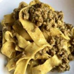 Italian Duck Ragù W/pappardelle Pasta (pappardelle Al Ragù D’anatra)