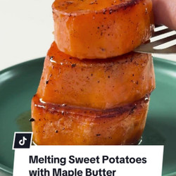 Melting Sweet Potatoes With Maple Butter