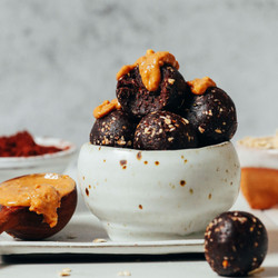 No-bake PB Cookie Energy Bites