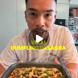 Viral Dumpling Lasagna
