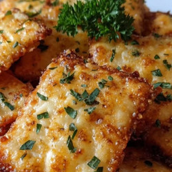 2-ingredient Cottage Cheese Crackers