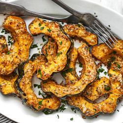 Parmesan Herb Roasted Acorn Squash