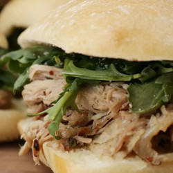 Slow Cooker Italian Porchetta Sandwiches