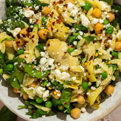 Garlic And Herb Orzo Pasta Salad