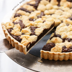 Nutella Swirl Brownie &amp; Sugar Cookie Tart