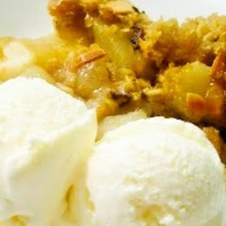 Scottish Pear And Ginger Crumble