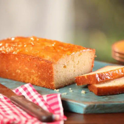 Easy Orange French Yogurt Cake With Marmalade Glaze