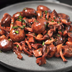 Red Wine Mushrooms