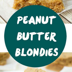 Peanut Butter Blondies