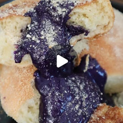 Ube Stuffed Pandesal