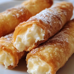 Italian Cream Stuffed Cannoncini