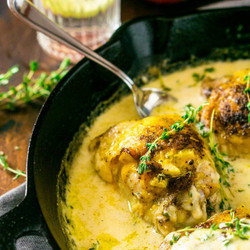 Cheddar-apple Stuffed Chicken Thighs