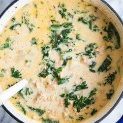 Creamy Kale And Sausage Soup