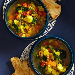 Slow-cooker Spiced Lentil Soup With Vegetables