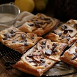 Pear Chocolate Cream Cheese Danishes