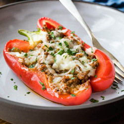 Super Sloppy Joe Stuffed Peppers (keto, Low Carb)