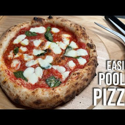 How To Hand Mix Easy Poolish Pizza Dough | No Mixer Needed!