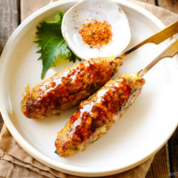 Tsukune (Chicken Meatball Skewers)