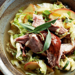 Ham Hock With Spiced Cabbage