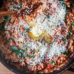 Tomato And Sausage Risotto