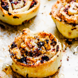 Cranberry Pinwheel Cookies
