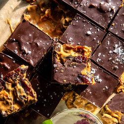 Chewy Chocolate Peanut Butter Bars