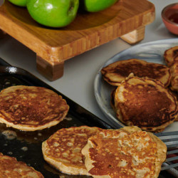 Cast Iron Griddle Apple Pancakes