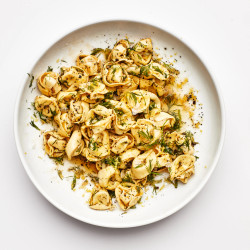 Tortellini With Garlicky Brown Butter And Dill