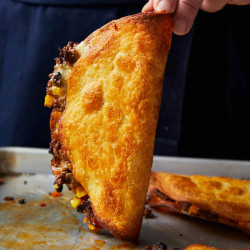 Crispy Oven Baked Beef Quesadillas
