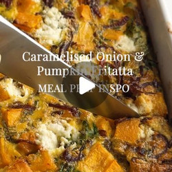 Caramelized Onion &amp; Pumpkin Frittata