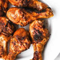 The Crispiest Grilled Chicken Drumsticks (5 Pantry Ingredients)