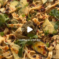 Chilled Tahini Miso Noodles