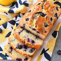 Lemon Blueberry Pound Cake Loaf