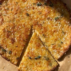 Halloumi Potato Scarpaccia