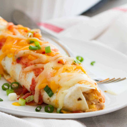 Cream Cheese Chicken Enchiladas
