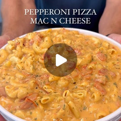 Slow Cooker Pepperoni Pizza Mac N Cheese