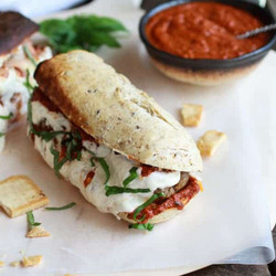 Easy Burrata Cheese Stuffed Spicy Meatball Subs