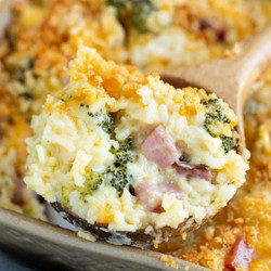 Ham Casserole With Broccoli And Rice