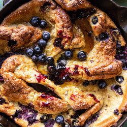 Blueberry Lemon Dutch Baby