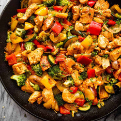 Chicken And Vegetables Skillet Recipe